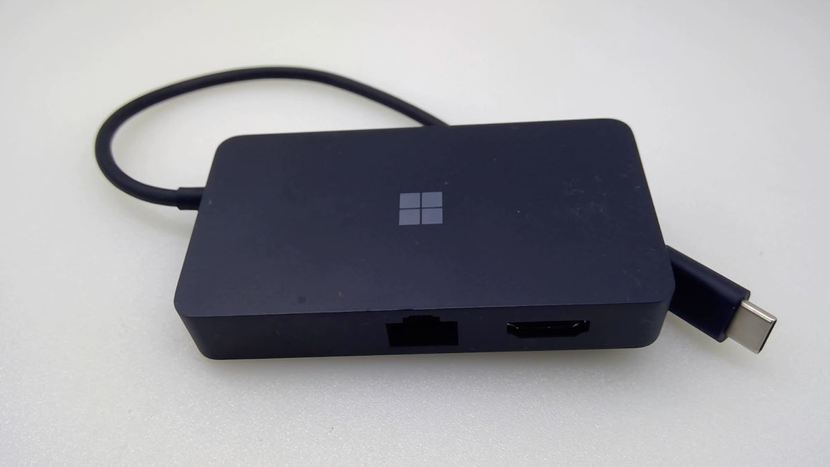 Microsoft Surface USB-C Travel Hub 1941 Dock HDMI VGA Ethernet USB-A