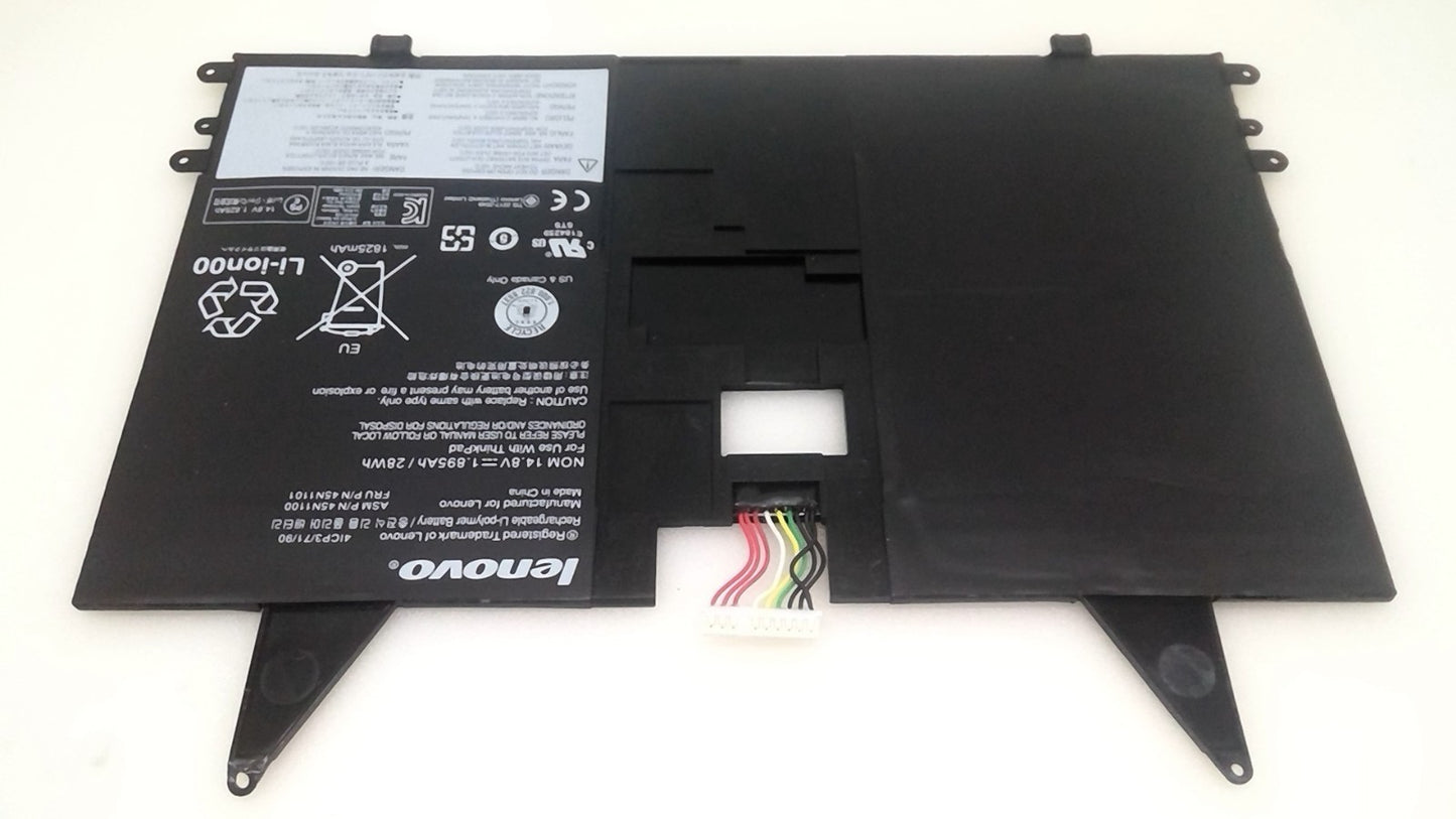Genuine Lenovo 45N1100/45N1101 Battery 14.8V 28Wh for ThinkPad 4-Cell