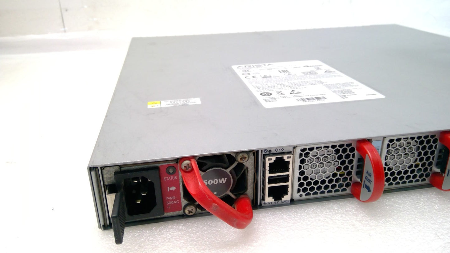 Arista 7280R series DCS-7280SR-48C6-F Switch 48x10GbE SFP+ 6x100GbE QSFP ports