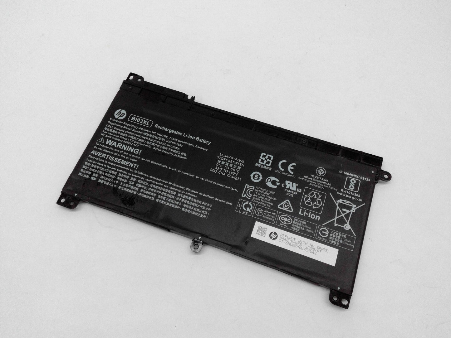 OEM ON03XL BI03XL Battery For HP HSTNN-UB6W/LB7P 915486-855 915230-541 TPN-W118