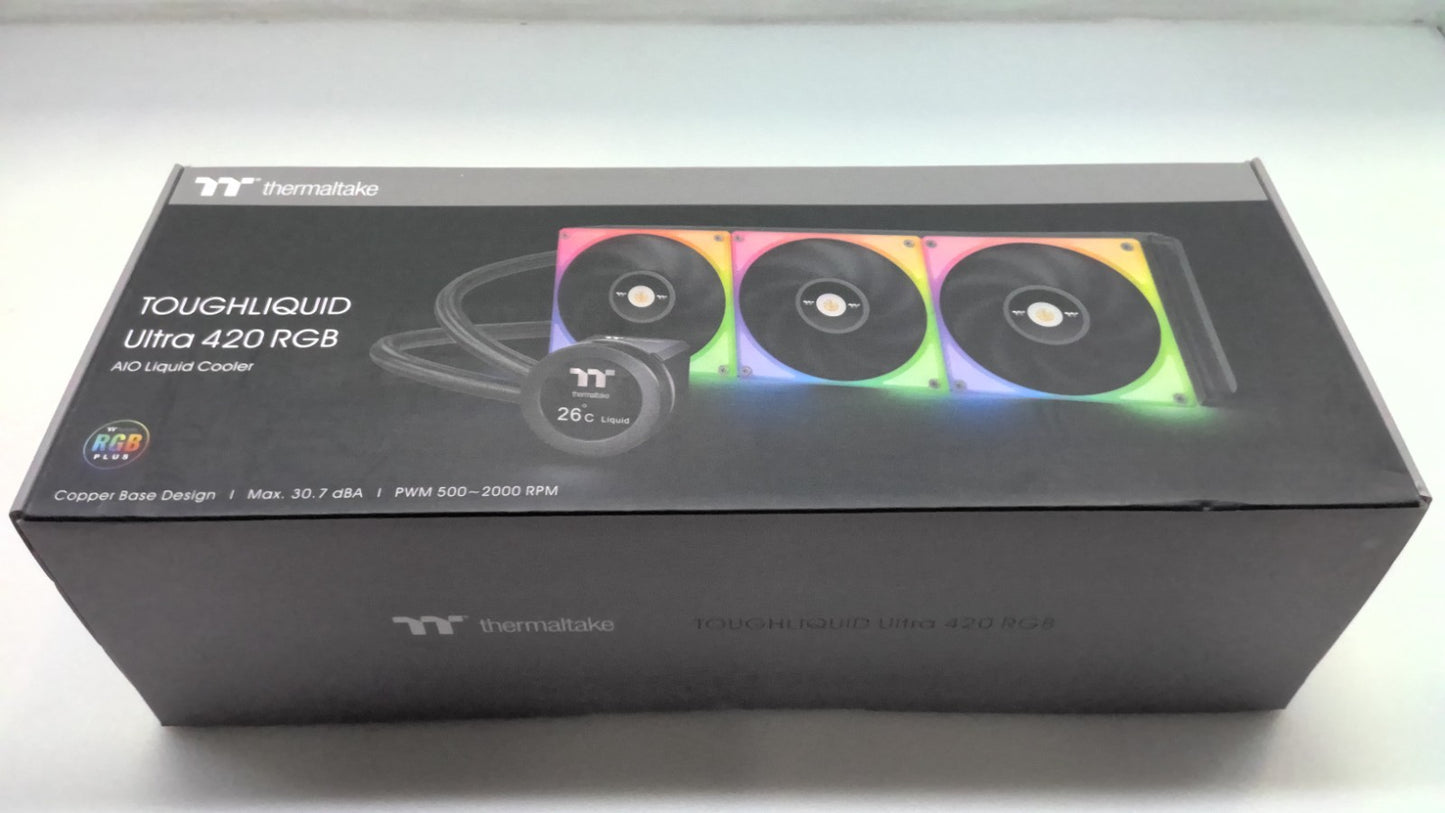 Thermaltake TOUGHLIQUID Ultra 420 RGB Processor liquid CL-W370-PL14SW-A Cooler