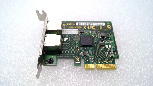 Fujitsu D3035-A11 Dual-Port  PCIe x4 Gigabit Ethernet Card Low/Profile