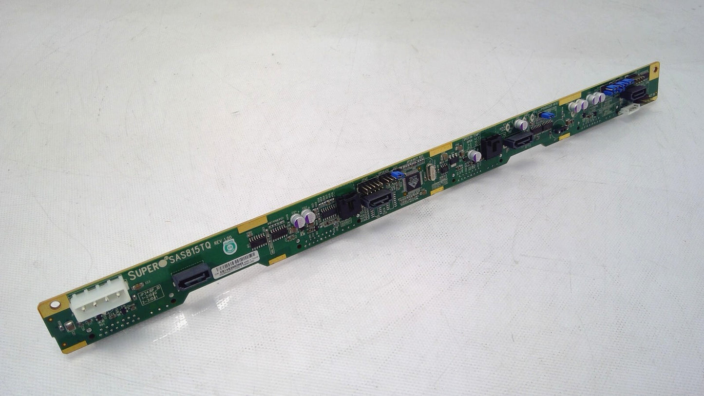 *LOT OF 2*  Supermicro SAS815TQ 4-Port SAS/SATA 3.5" Hard Drive Backplane