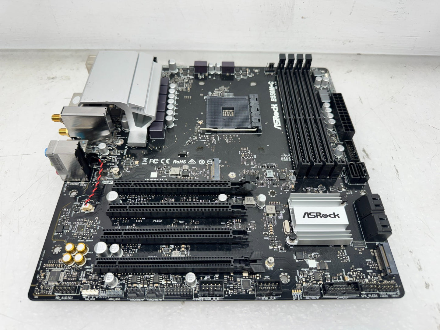 ASRock B550M-C Micro ATX Motherboard AMD Socket AM4 DDR4 WIFI Module *READ*