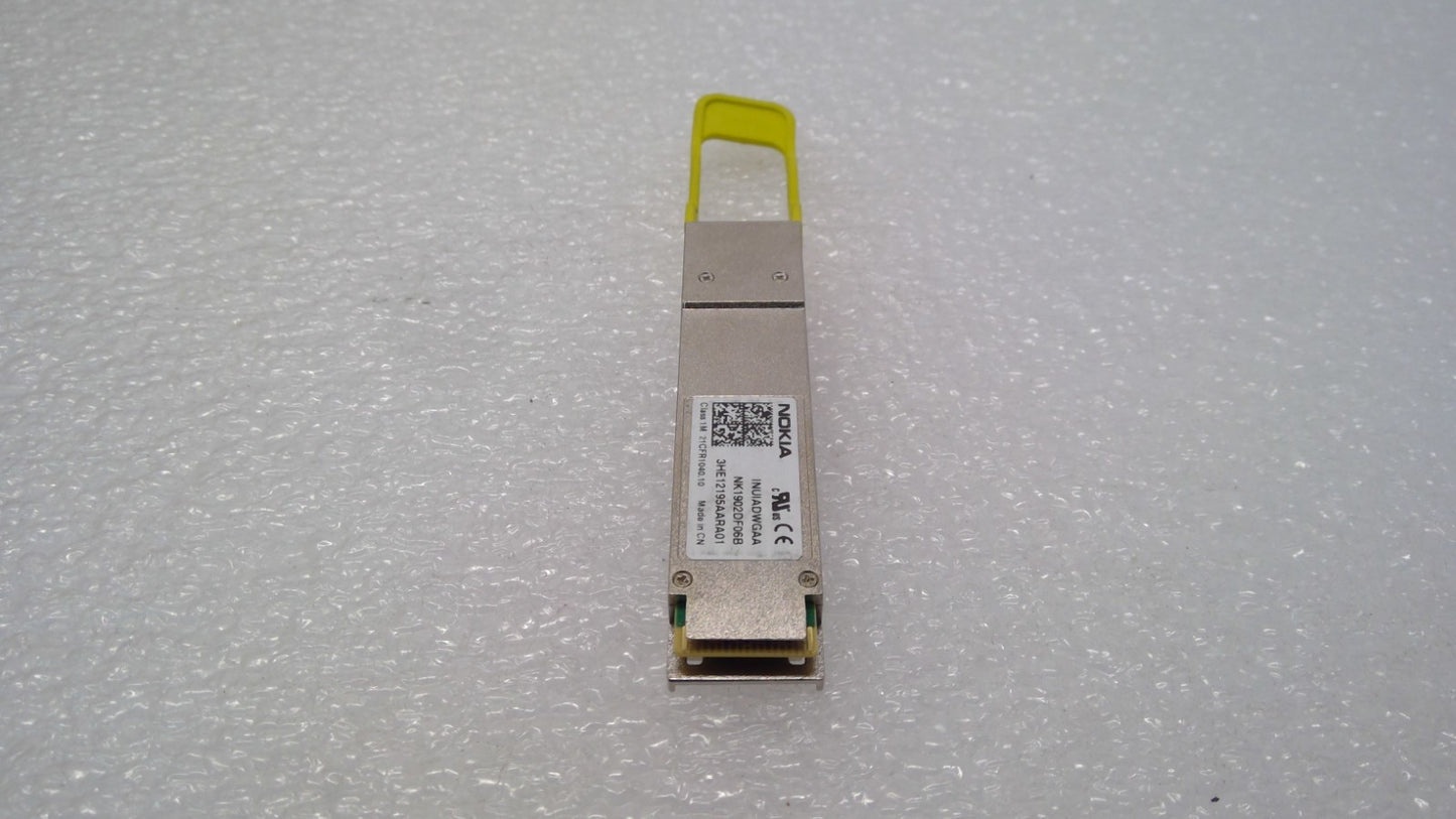 NOKIA 3HE12195AARA01 100Gbase INUIADWGAA 10x10G QSFP28 SR 850nm 100m Transceiver