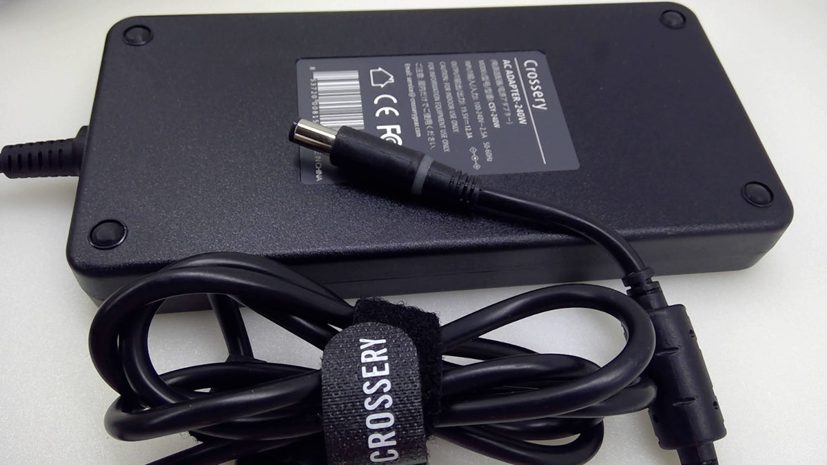 Crossery CSY-240W 240W AC Adapter for Dell Alienware 19.5V 12.3A 7.4x5.0mm