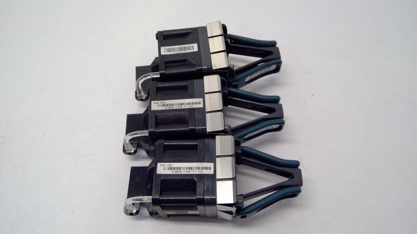 Lot of 3 Cisco C3850 FAN-T1 IPUCBBUBAA Fan Module for Cisco Catalyst 3850 Series