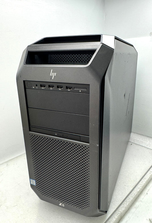 HP Z8 G4 Workstation Xeon Gold 5222@3.8GHz x2 64GB RAM 512GB SSD MXRT 7600 No OS