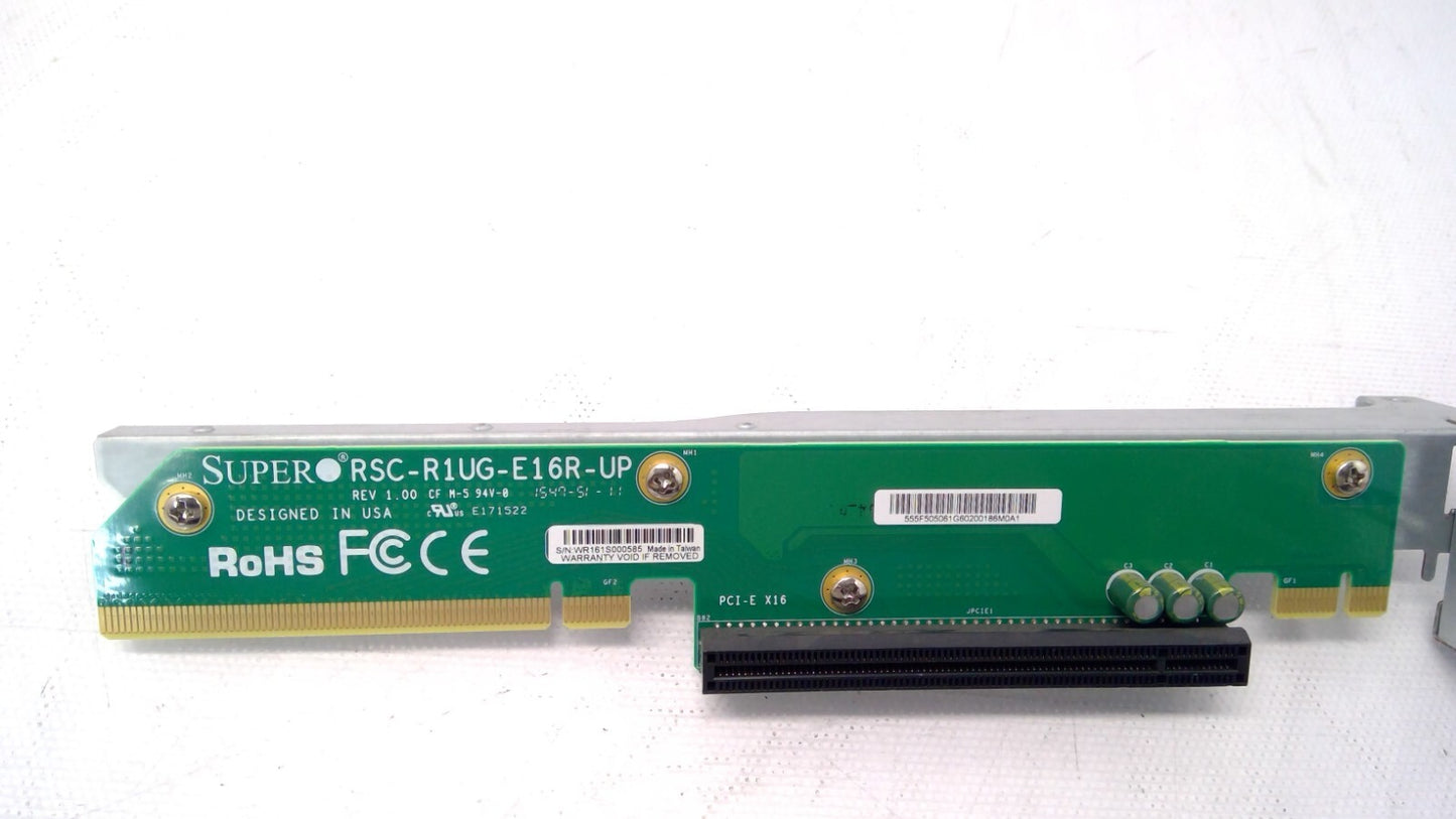 SuperMicro 1U RSC-R1UG-E16R-UP PCIe x16 Left Side Riser Card