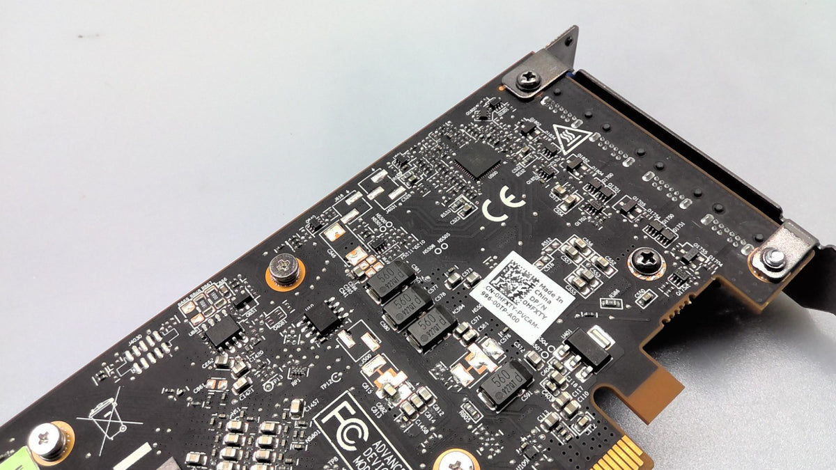 Dell AMD Radeon Pro WX 4100 4GB GDDR5 Quad Mini Display port Graphics Card HFXTY