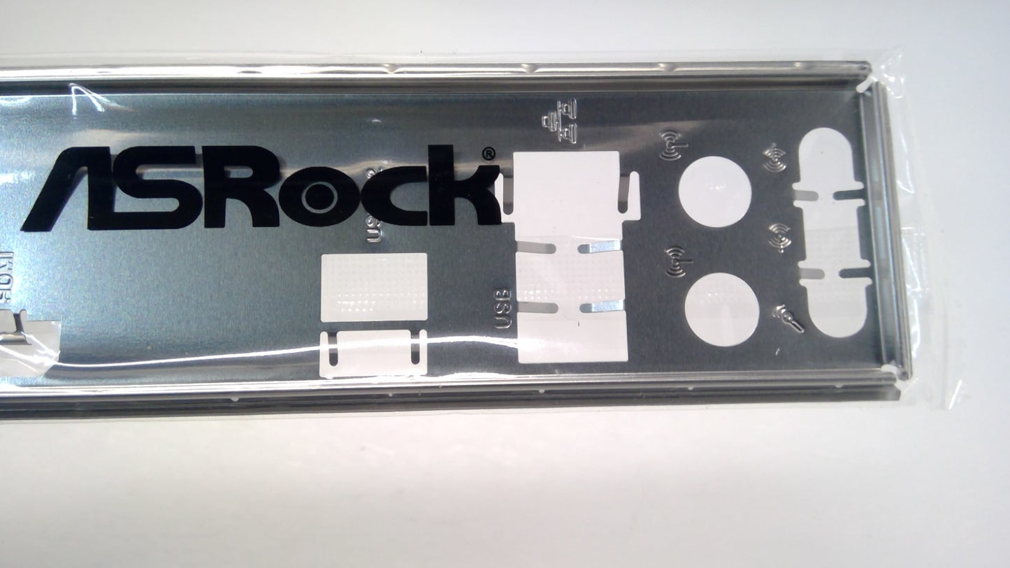 LOT OF 5 NEW  ASRock Motherboard I/O Shield Backplate 13G020700010AK