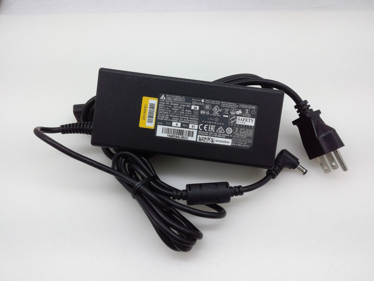 Original Delta ADP-75AR B AC Power Supply Adapter Charger 75W 12V 6.25A