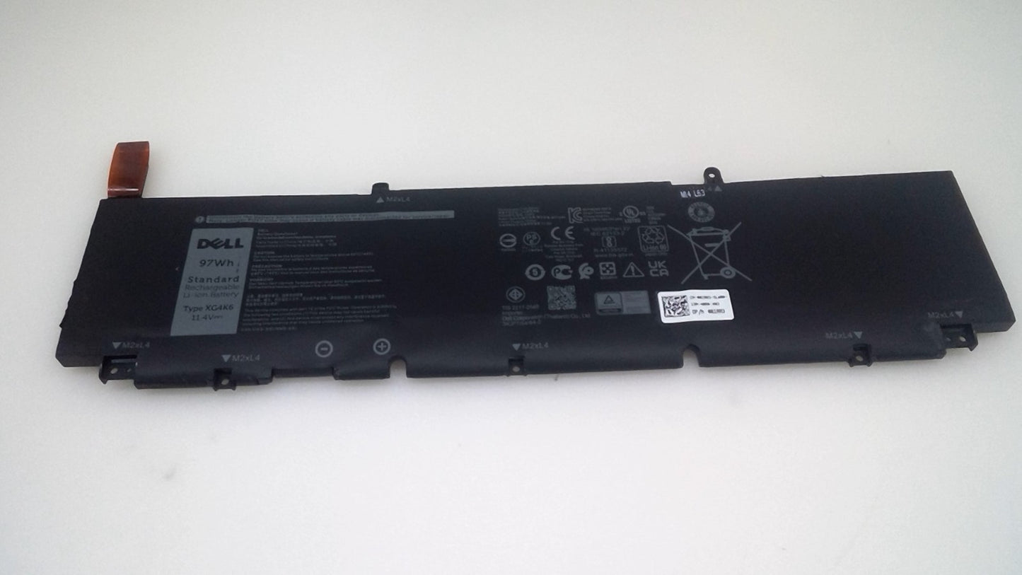 OEM  XG4K6 97Wh Battery For Dell XPS 17 9700 9710 9720 9730 Precision 5750 5760