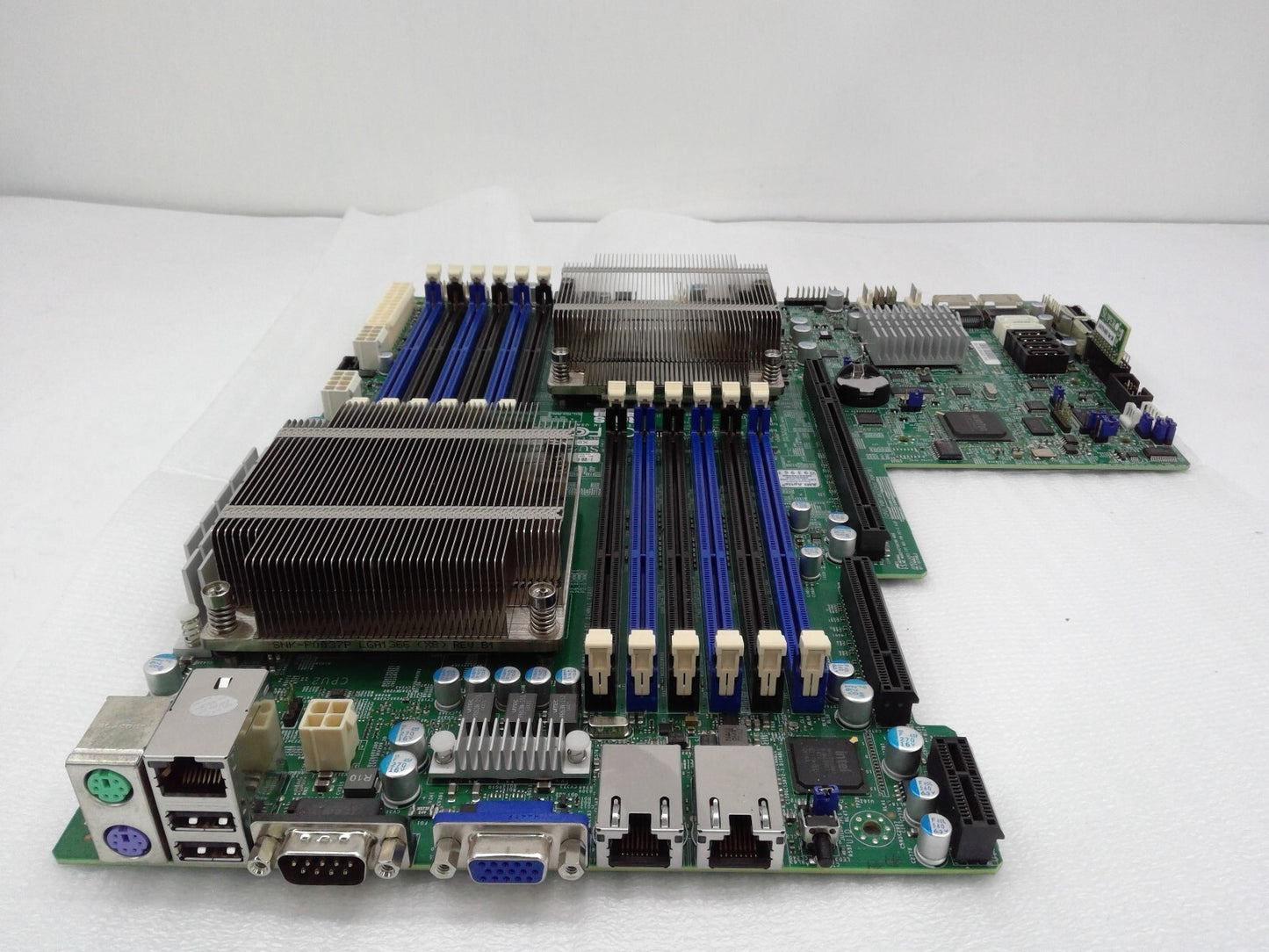 SUPERMICRO X9DBU-3F Motherboard Xeon E5-2428L @1.8GHz x 2 +CPU/ Fan