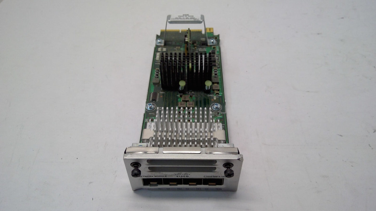 Cisco C3850-NM-4-10G 4 Port Network Exp.Module for 3850 Front bezel damaged