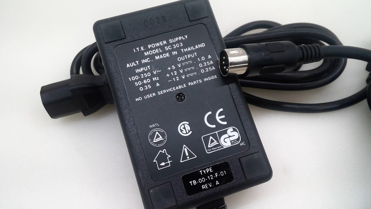 Ault Power Supply Model SC 30 3 5-Pin Male Connector 5V 1A/+12V 0.25A/-12/0.25A