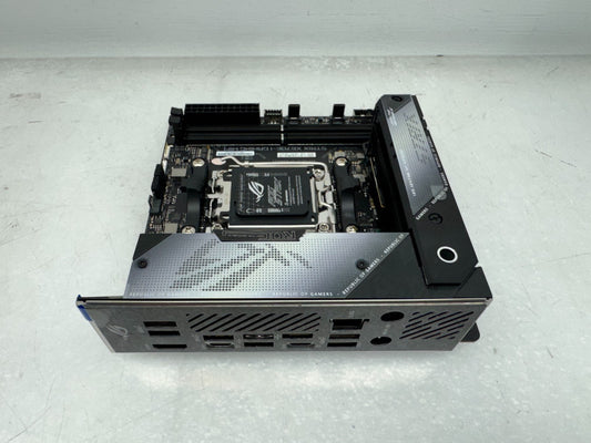 For Parts ASUS ROG Strix X670E-I Gaming WIFI MotherBoard No WiFi *READ*