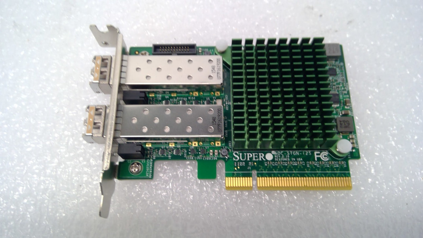 Supermicro AOC-STGN-I2S REV 2.10 10GbE SFP+ Dual Port Network Card Intel 82599