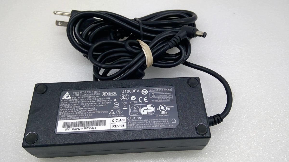 Genuine Delta 90W 12V 7.5A DPS-90AB-3 DPS-90FBA AC Adapter 5.5x2.5mm