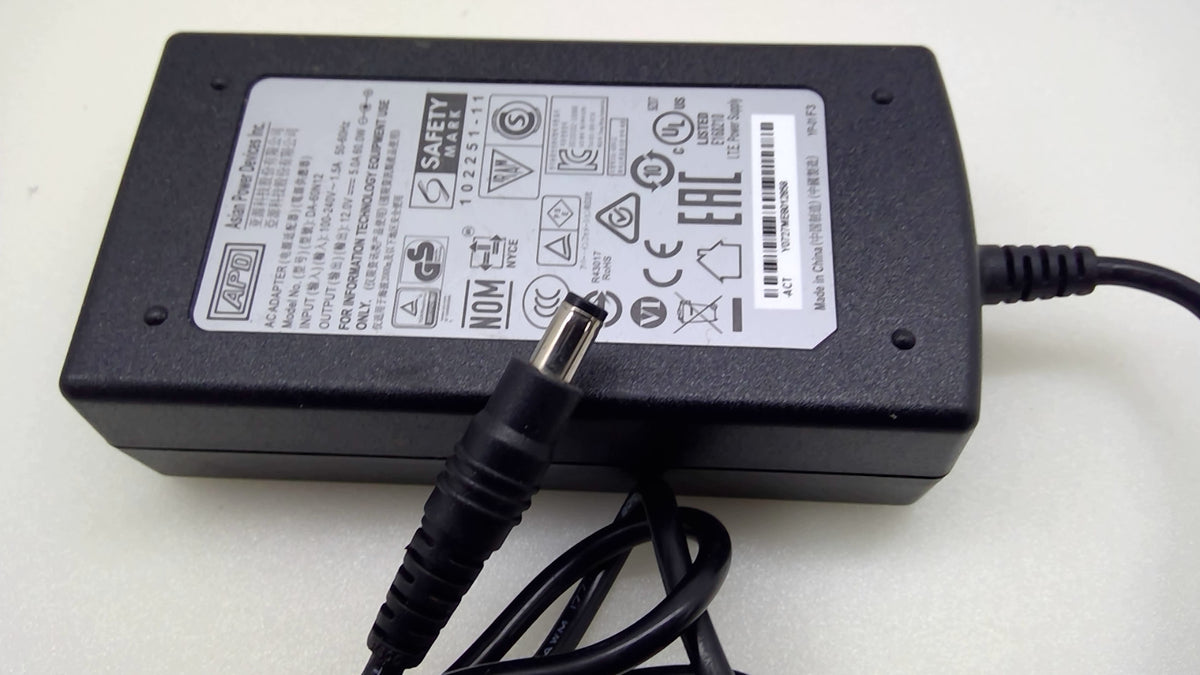 Genuine APD DA-60N12 60W AC Adapter 12V 5A 5.5x2.5mm For D-Link DIR-890L Router