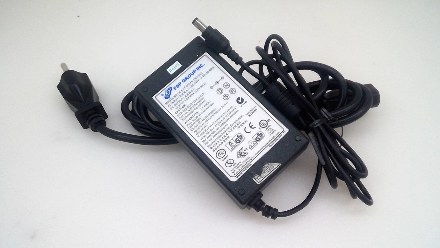 Genuine FSP Group FSP048-1AD101C 12V 4A  AC Adapter Power Supply W/Cord