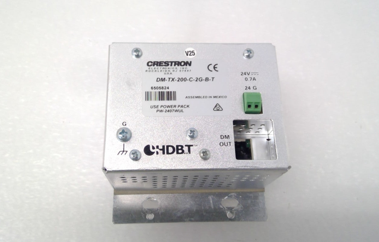 Crestron DM-TX-200-C-2G-B-T DigitalMedia Wall Plate 24V 0.7A 24G