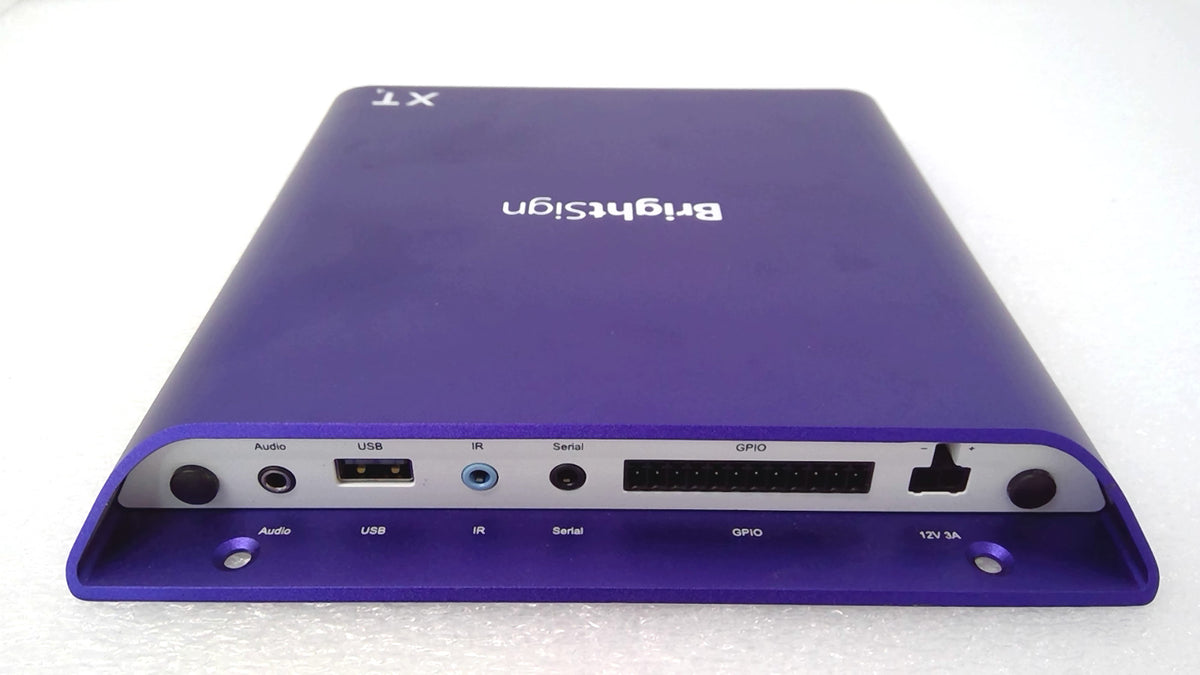 BrightSign XT1144 Expanded I/O 4K Digital Signage Media Player PoE+ / No sd card
