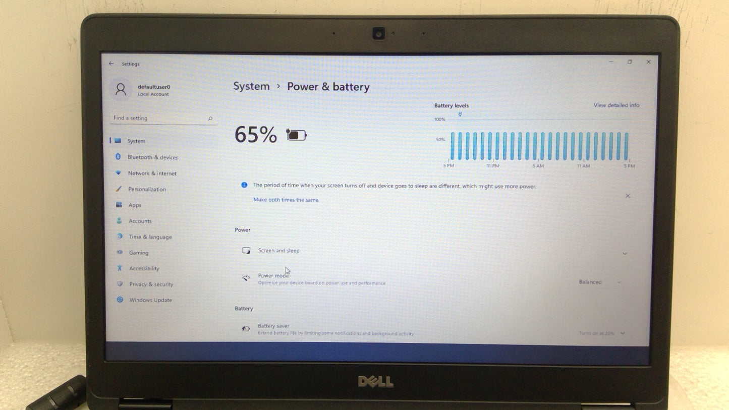 Dell Latitude 5480 14" LT i5-7300HQ@2.5GHz 16G RAM 256GB SSD Win11 B15 1366x768
