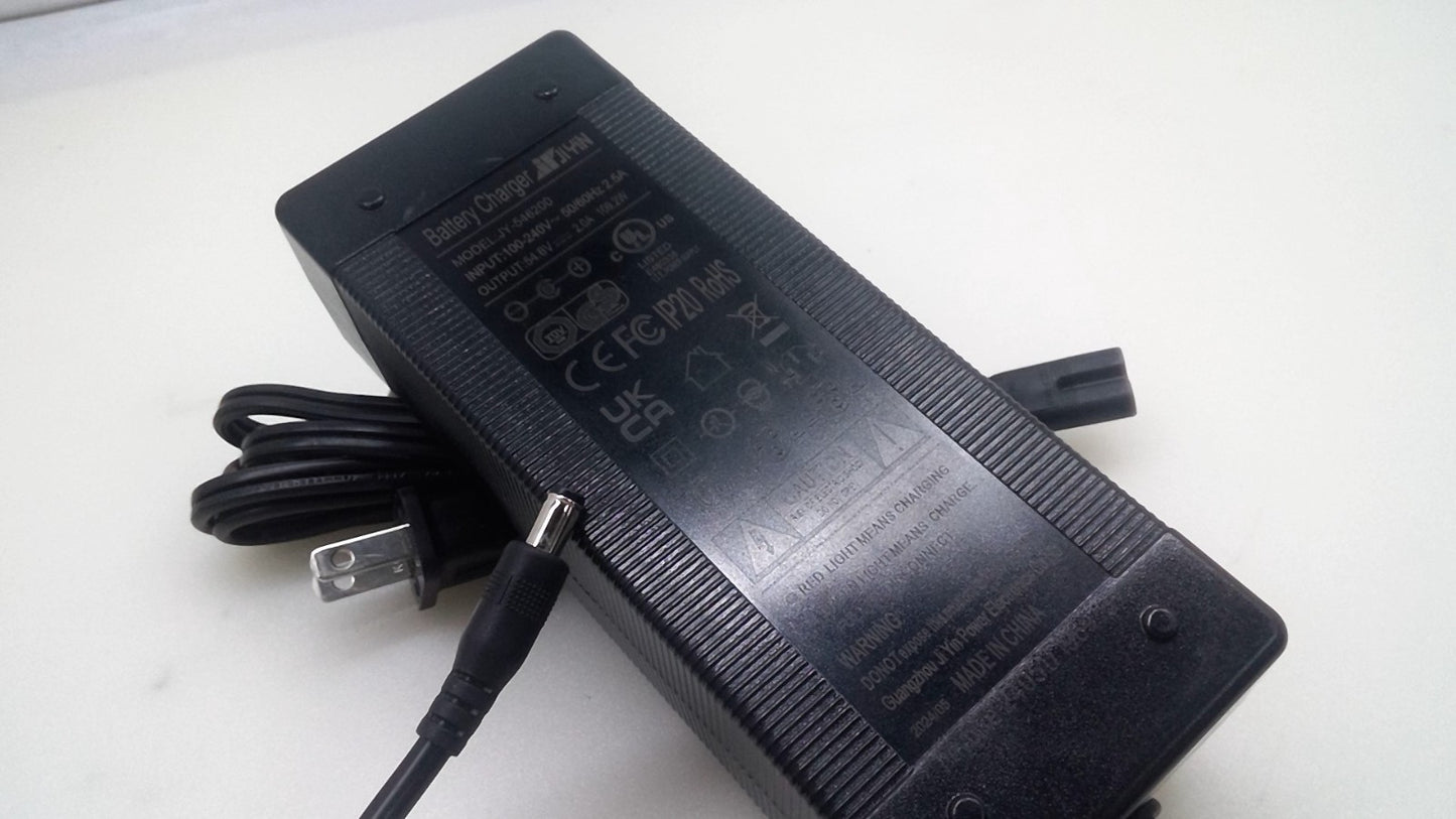 JI YIN JY-546200 54.6V 2A 109.2W AC Adapter Battery Charger For Heybike Race Max