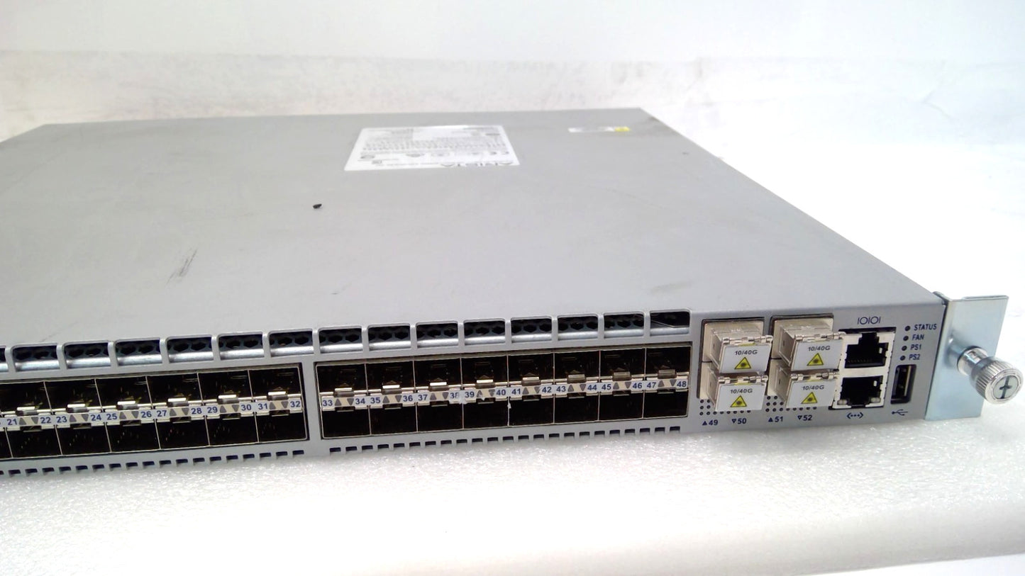 Arista 7050X DCS-7050SX-96-F 48xSFP+ 12x40GbE 4x MXP High-Performance Switch