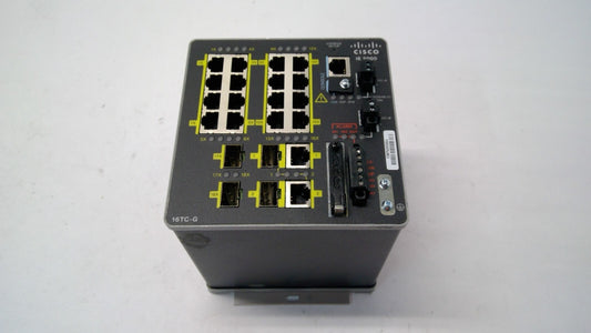 Cisco IE-2000-16TC-G-X IE2000 16-Port Copper 2x SFP Switch
