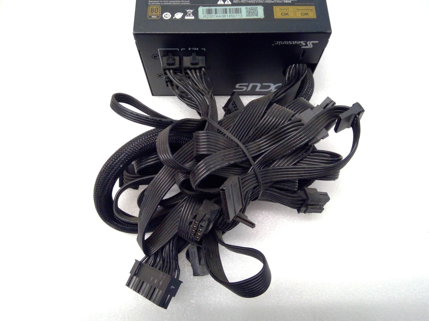 SeaSonic Focus GM-850 SSR-850FM 80 Plus Gold 850W Semi Modular Power Supply