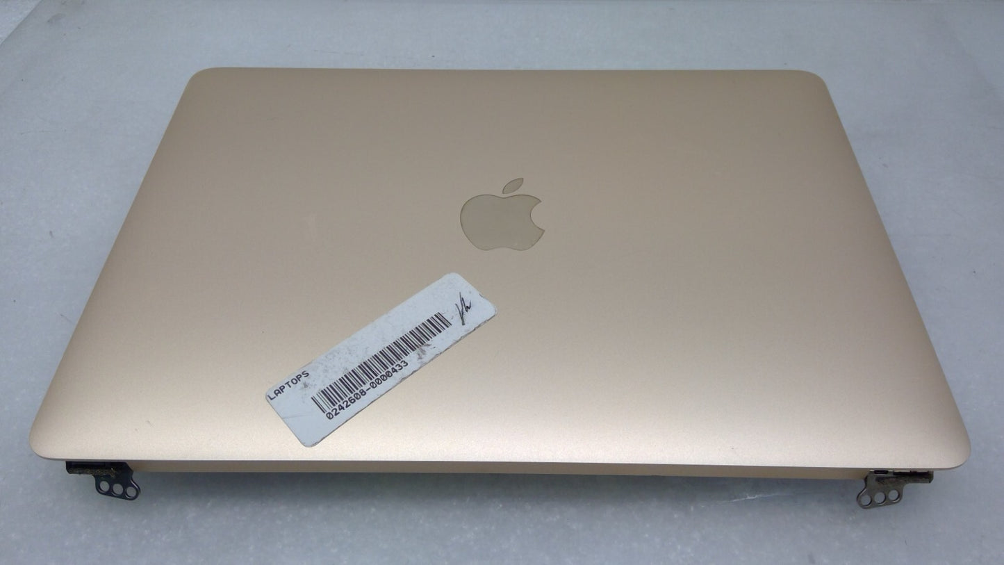 Apple Macbook  A1534 12" 2015 2016 2017 Gold LCD Display Screen Assembly A0
