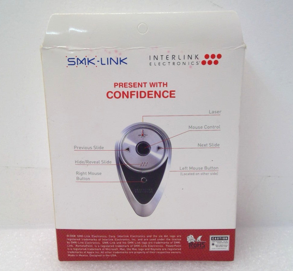 SMK-Link VP4350 Remotepoint Global RF Remote Presenter for PowerPoint