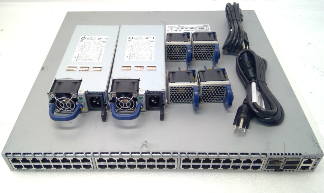 Arista DCS-7050TX-64-R 48xRJ45 1/10GBASE-T 4xQSFP+ Ethernet Switch