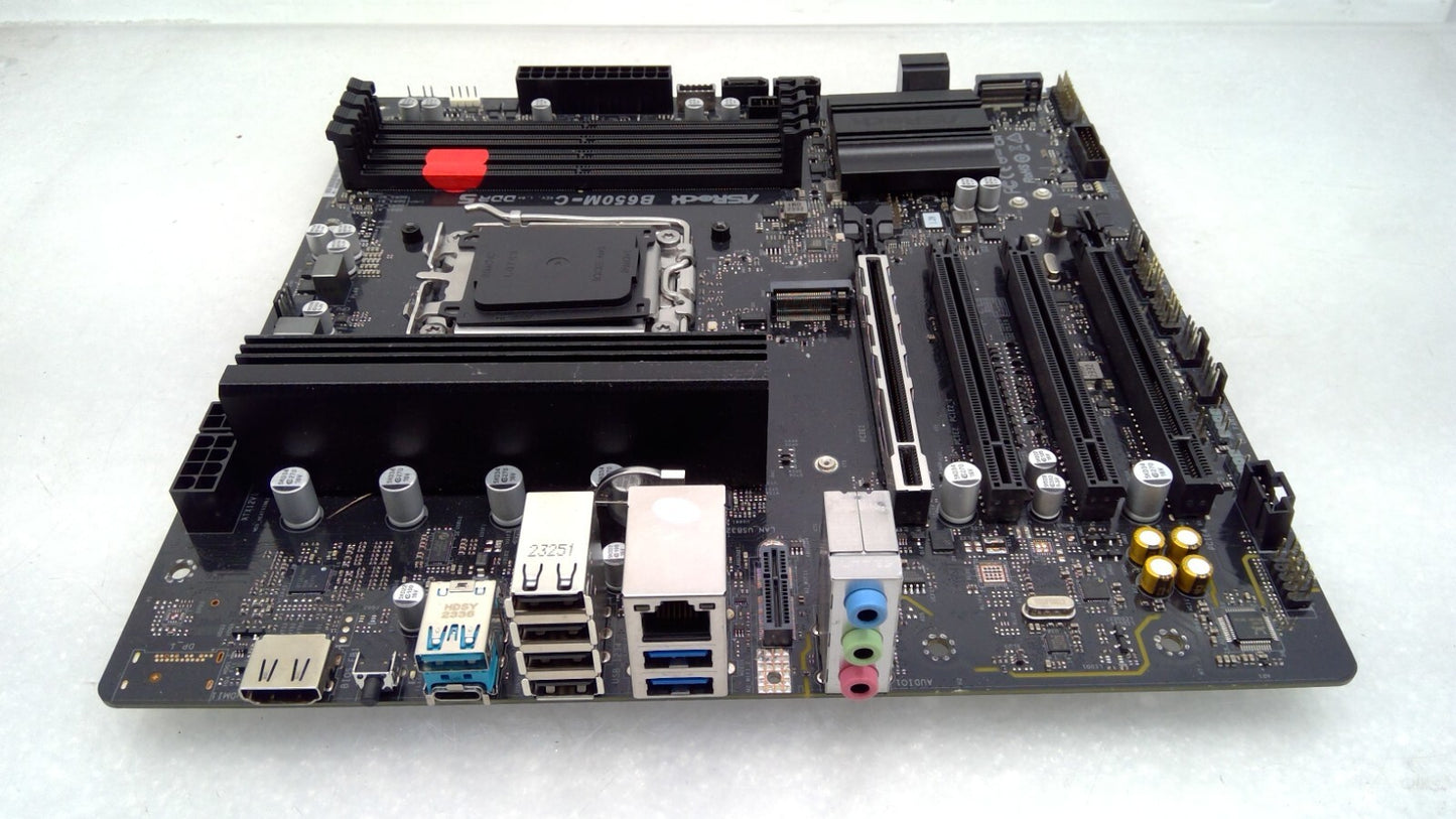 ASRock B650M-C Micro ATX Motherboard AMD Socket AM5 DDR5 HDMI *Read Details*