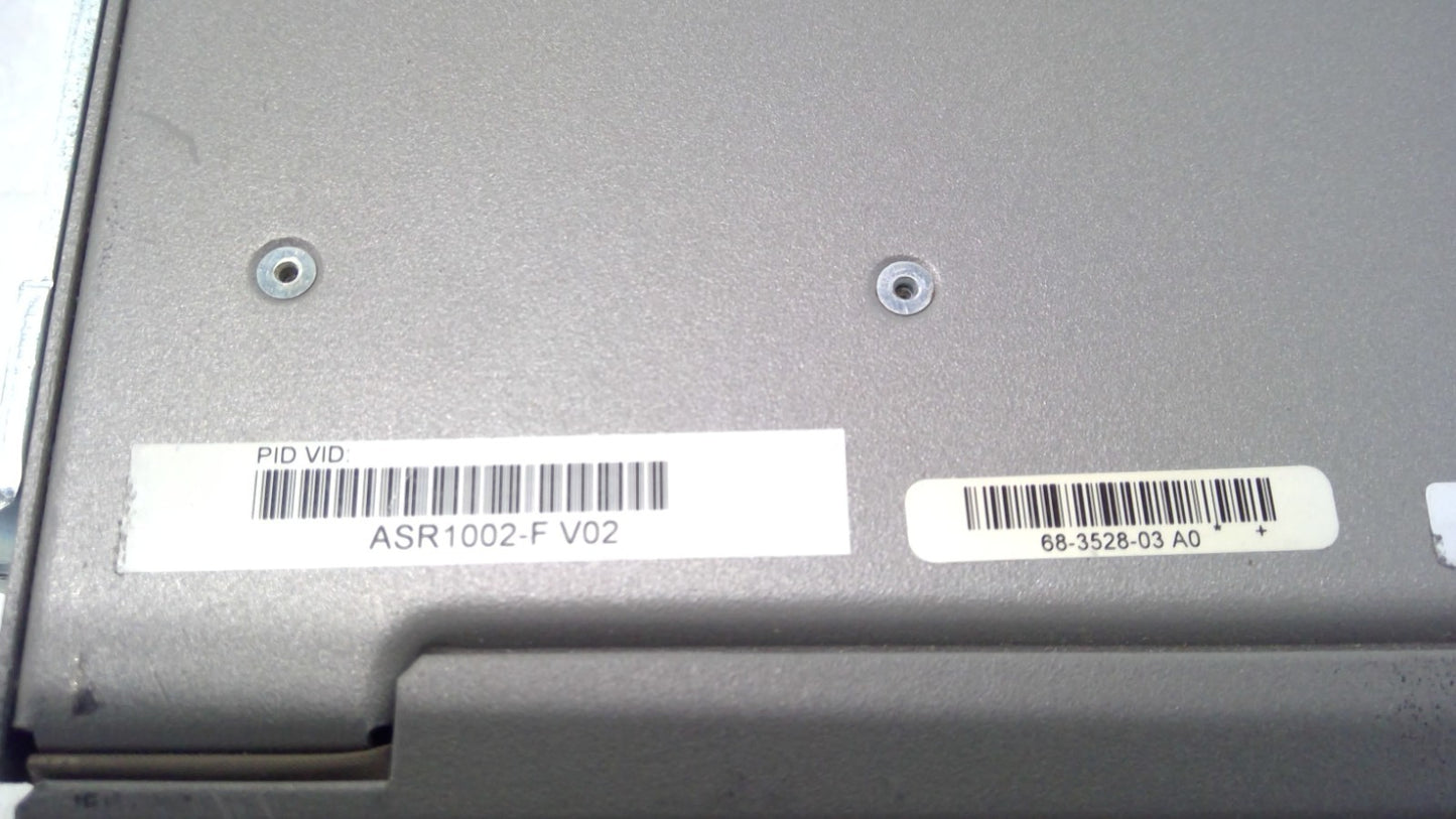 Cisco ASR1002-F with 4x GigE Ports Integrated ESP-2.5 RP1 SIP-10 Dual AC TESTED