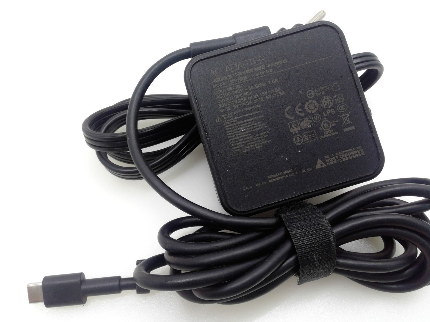 Delta 20V 3.25A 65W USB-C ADP-65SD B For MSI Prestige 14 Evo A12M-081US