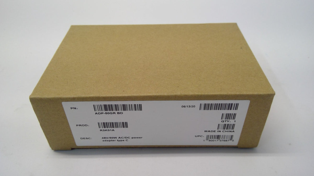 NEW Genuine Aruba ADP-50GR BD 48V AC/DC Power Supply Adapter 50W Charger