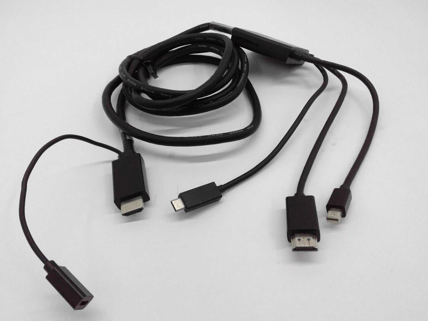 StarTech CMDPHD2HD USB-C, HDMI or Mini DisplayPort to HDMI Converter Split Cable