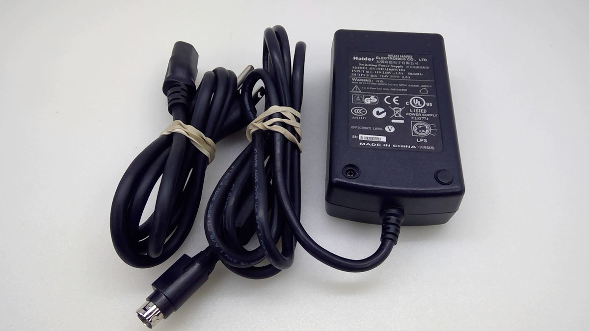 Genuine Haider HDAD60W104 24V 2.5A 60W 3-Pin Power Supply Adapter