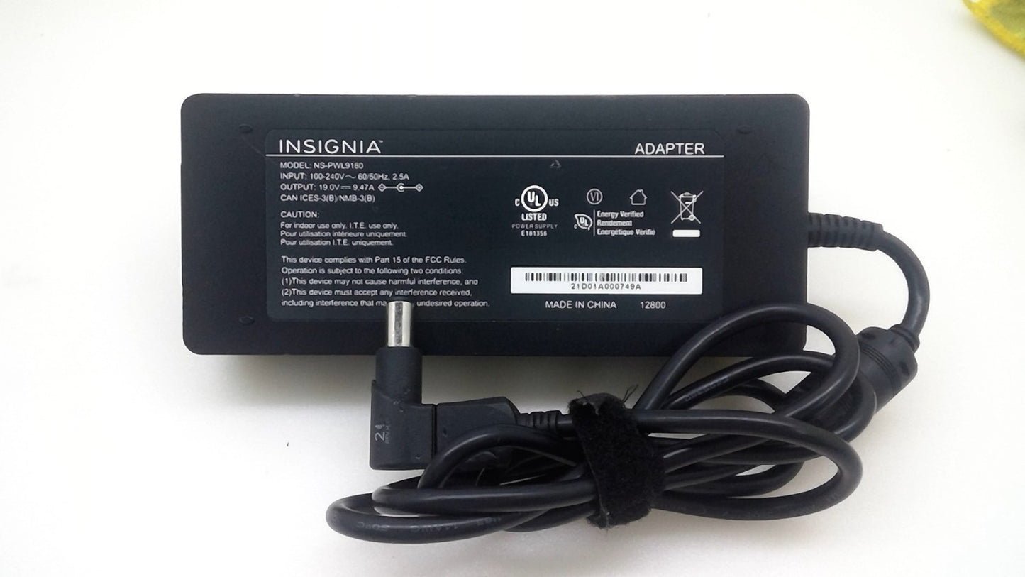 OEM Insignia 180W NS-PWL9180 AC Adapter 19V 9.47A 7.4 × 5.0mm Removable Tip