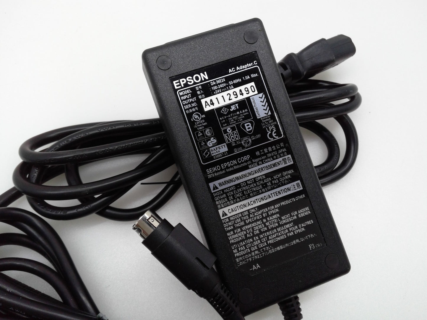 Original Epson AC/DC Adapter DA-36E24 M235A M235B POS Printers Power Supply