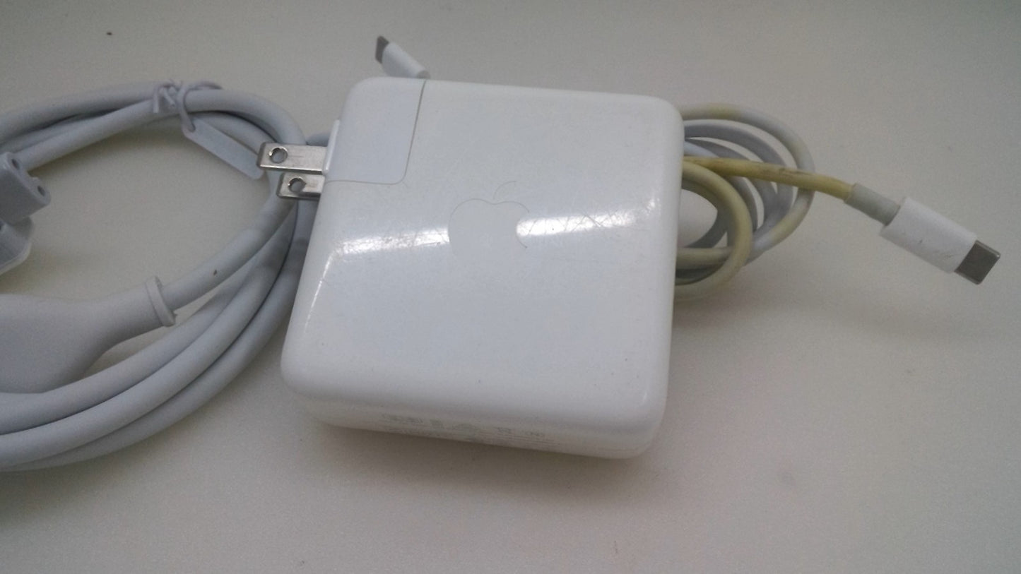 OEM 61W USB-C AC Adapter Charger Combo for Apple MacBook Pro 13" A1718 A1947