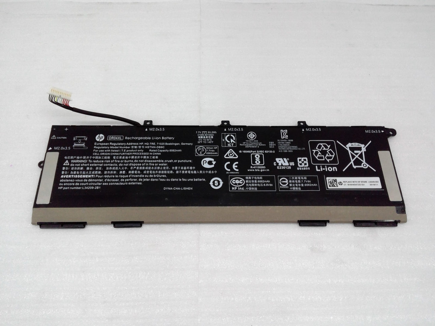 OEM HP OR04XL Battery compatibility HP EliteBook X360 830 G5 G6 HSTNN-IB8U