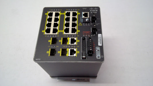 Cisco IE-2000-16TC-B Ethernet Switch-20 Ports Manageable 16 x RJ-45 Tested