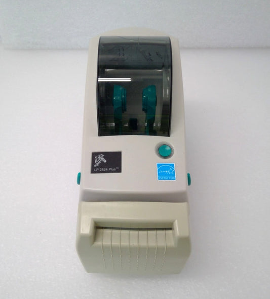 Zebra LP 2824 Plus Label Printer USB Ethernet 282P-201512-000 w/Cutter *Read*