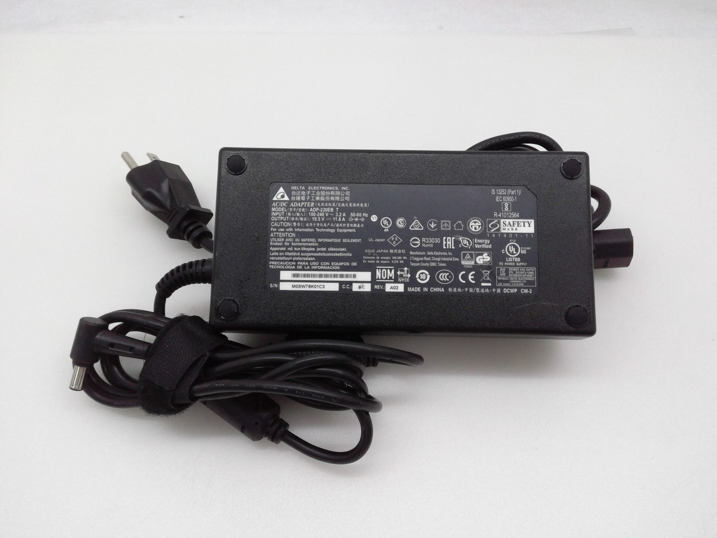 OEM Delta 19.5V 11.8A 230W Power Adapter Charger ADP-230EB T 6.0mm for ASUS