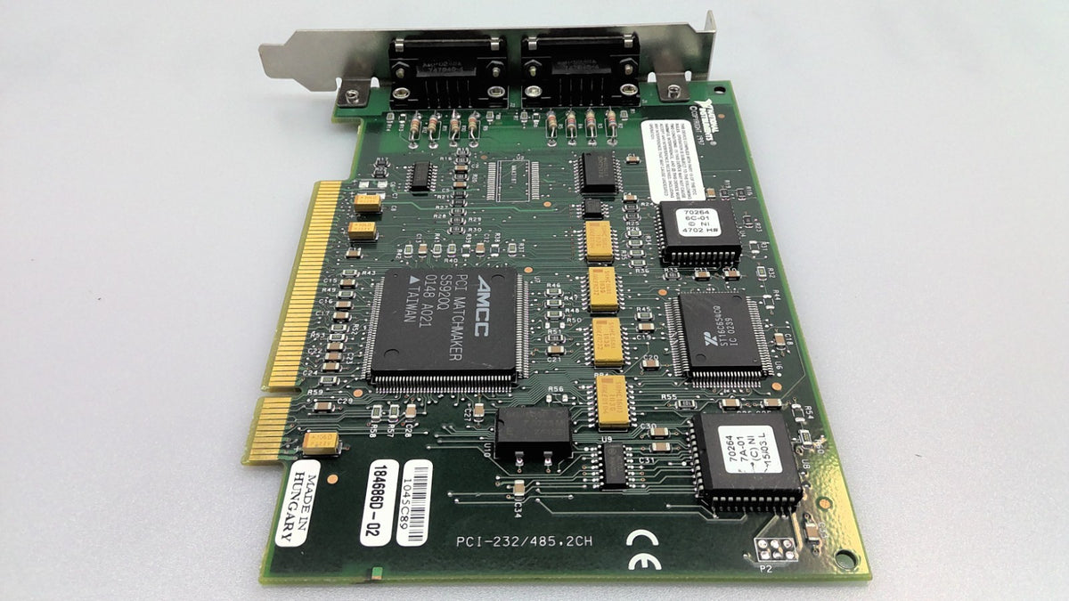 National Instruments NI 184686D-02 PCI-232/485.2CH Dual ports Interface Card