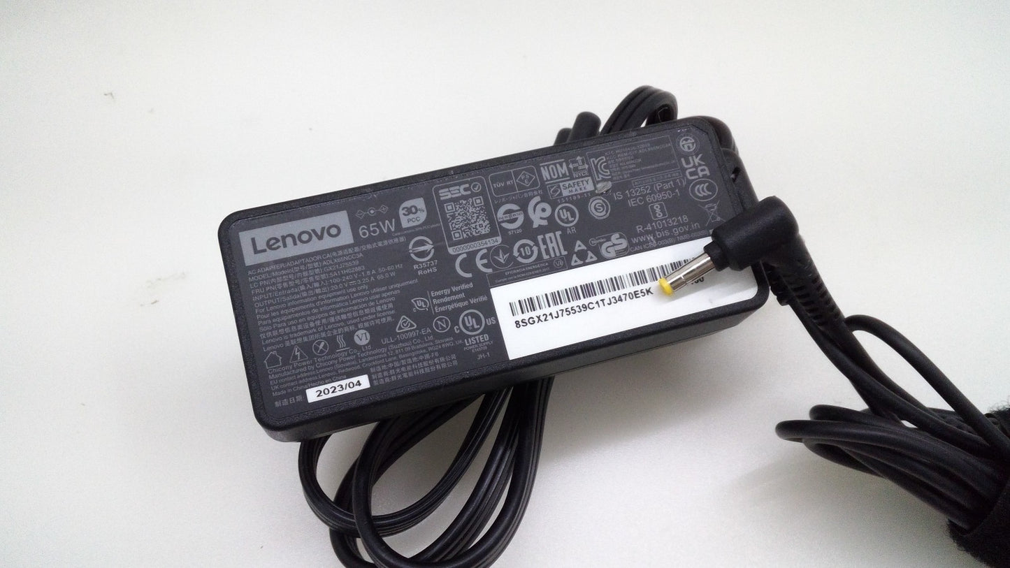 Genuine Lenovo  Ideapad 65W Power Adapter AC 20V 3.25A 5A11H02883 ADLX65NCC3A